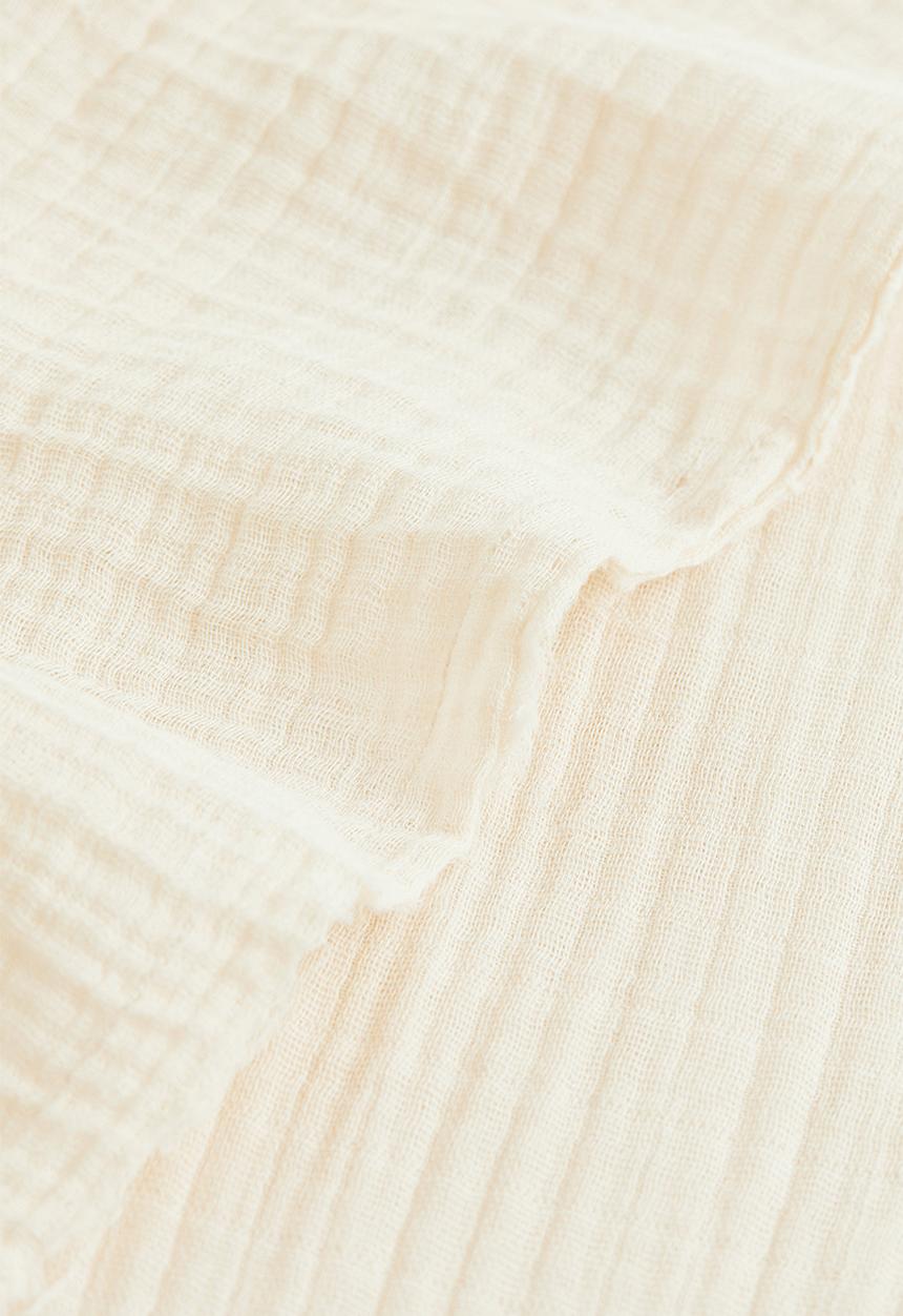H&M - Cotton muslin tablecloth - light beige