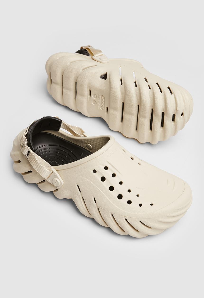Crocs - Echo clog flat - bone & black