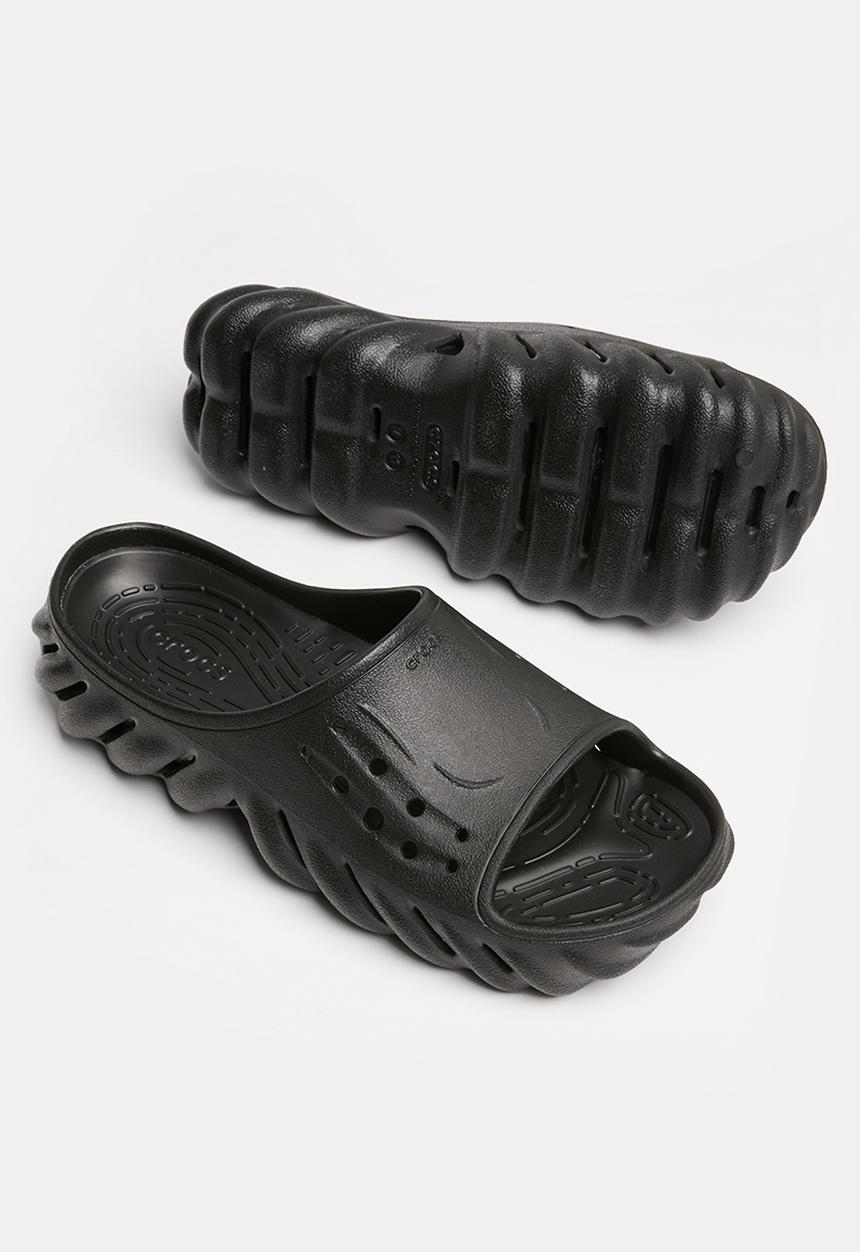 Crocs - Echo slide black sandal - black