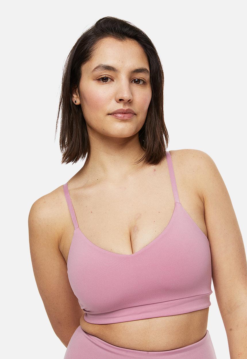 H&M - Softmove™ light support sports bra - pink