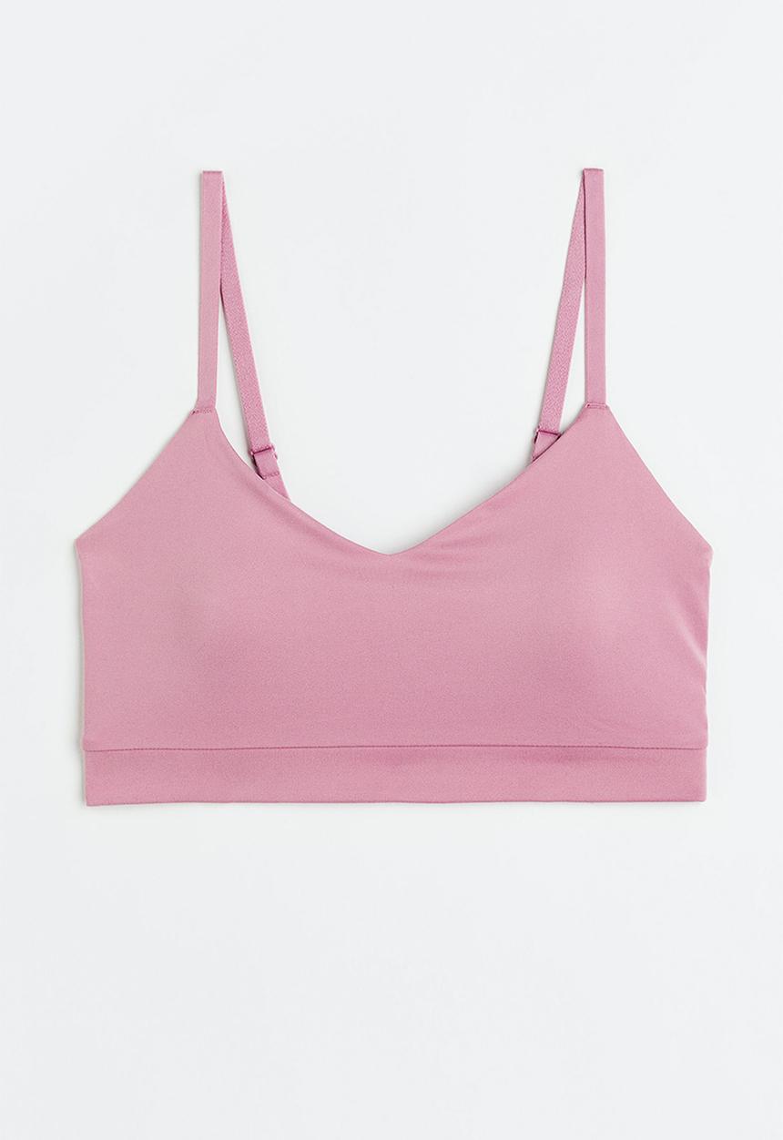 H&M - Softmove™ light support sports bra - pink