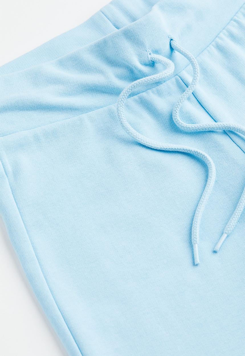 H&M - Straight joggers - light blue 