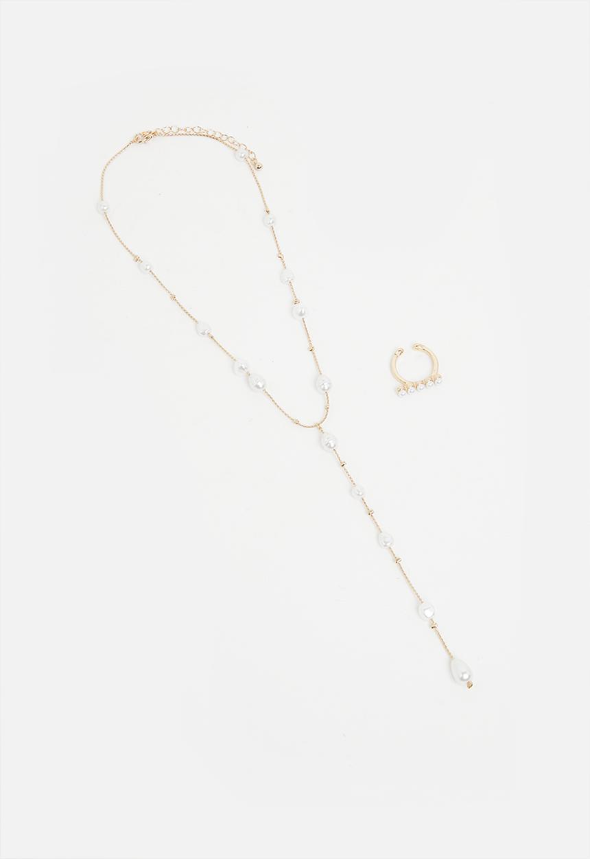 Superbalist - Blair jewellery  set - gold & cream