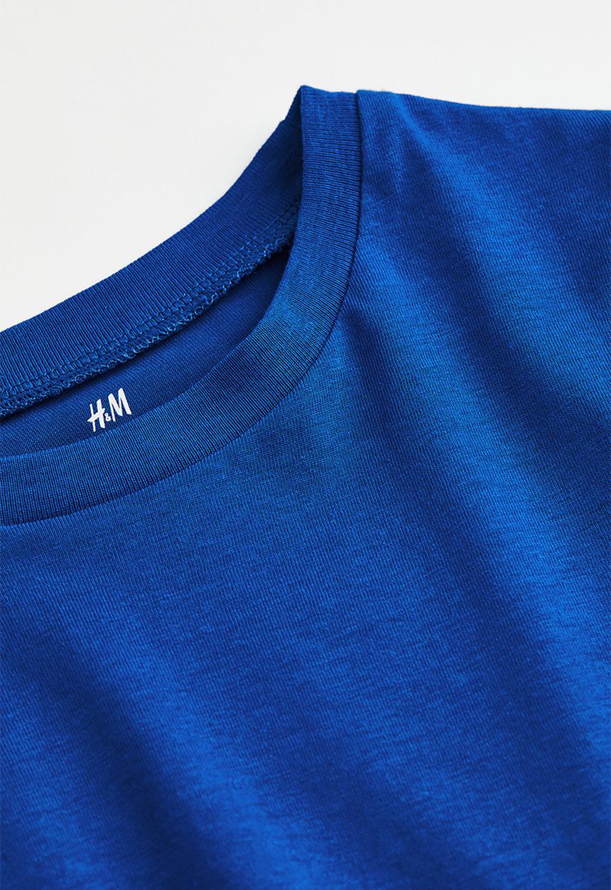 H&M - Jersey top - cobalt blue 