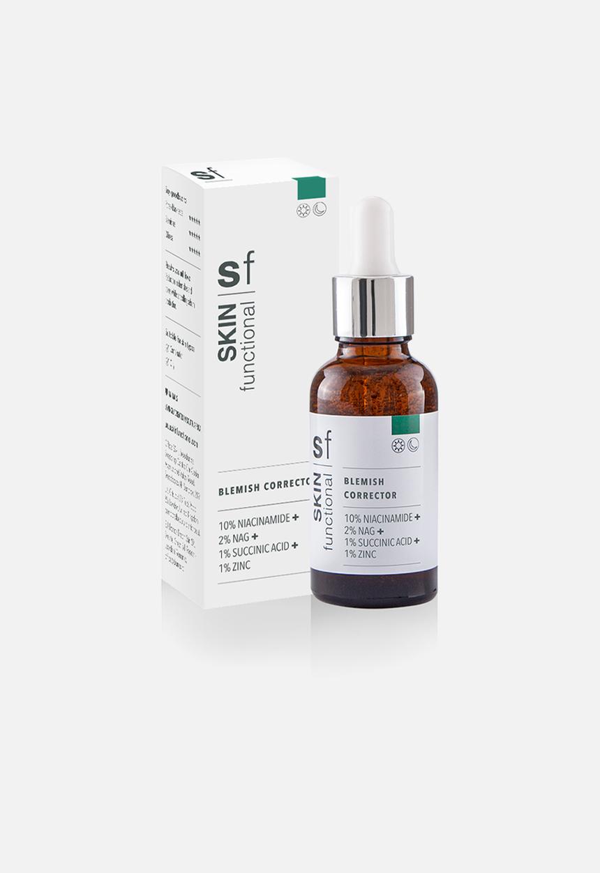 SKIN functional - 10% Niacinamide + 2% NAG + 1% Succinic Acid + 1% Zinc, Blemish Correct