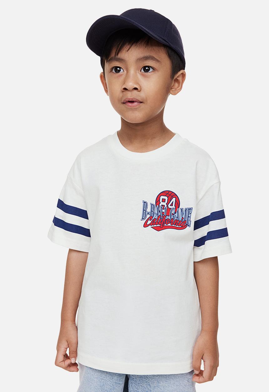 H&M - Jersey t-shirt - white / los angeles