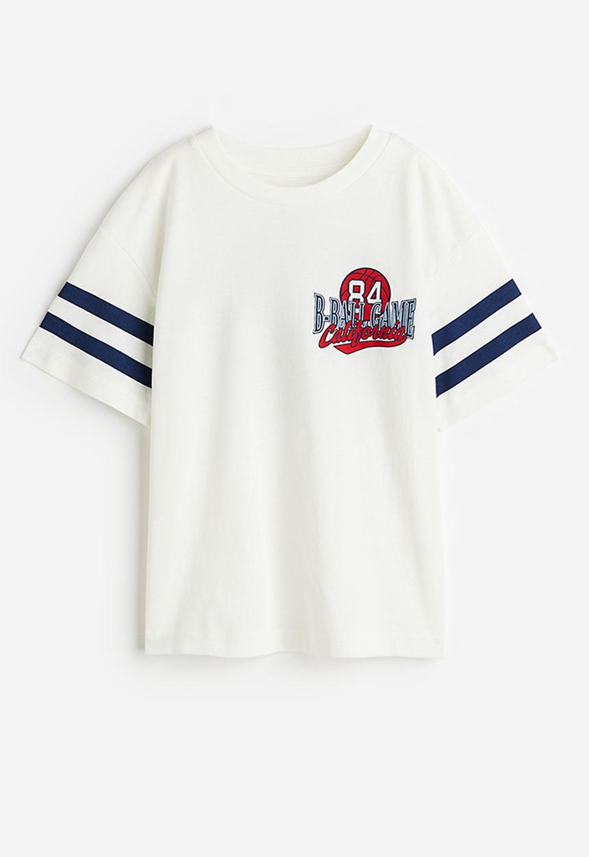 H&M - Jersey t-shirt - white / los angeles