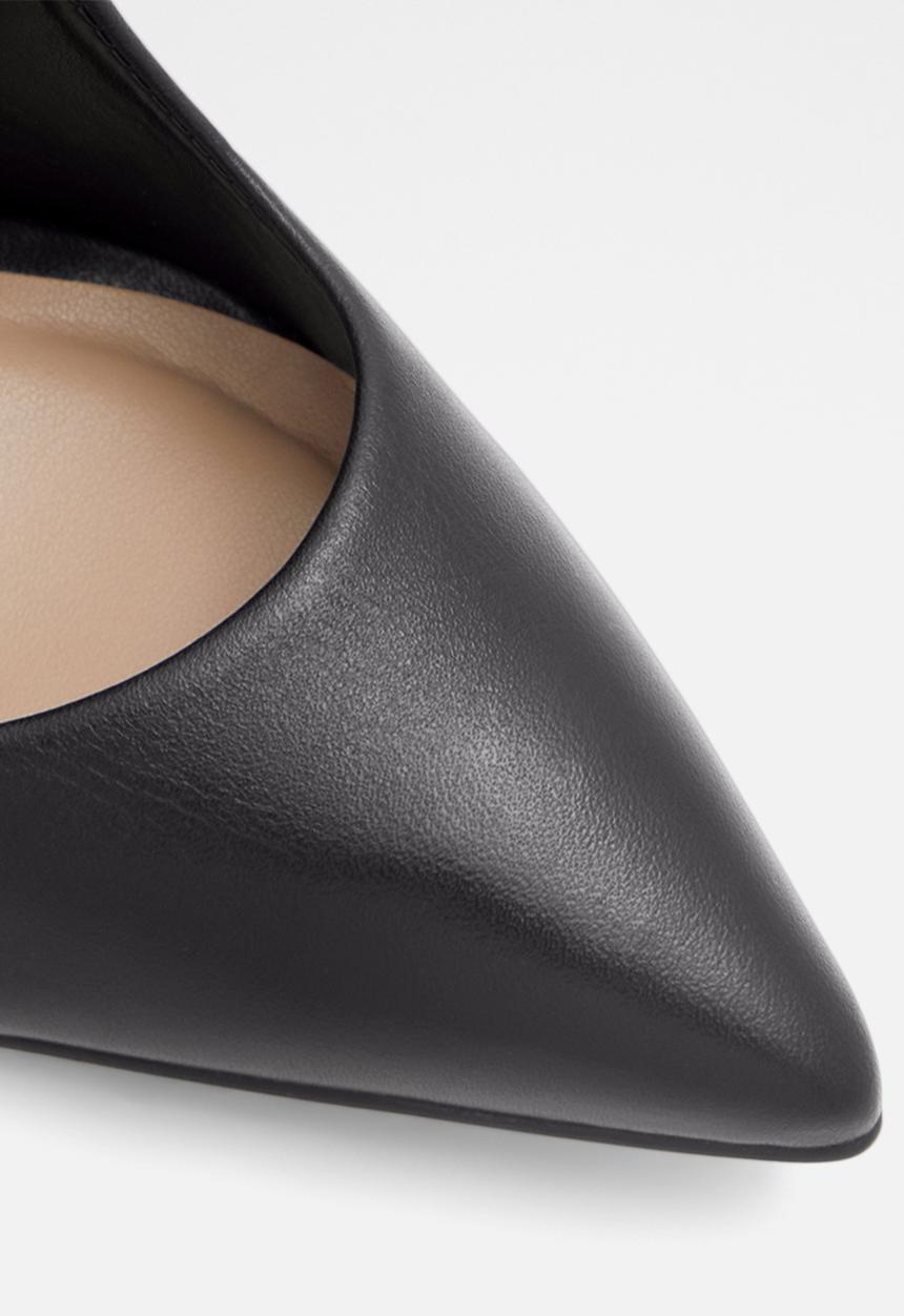 ALDO - Kennedi leather heel - black