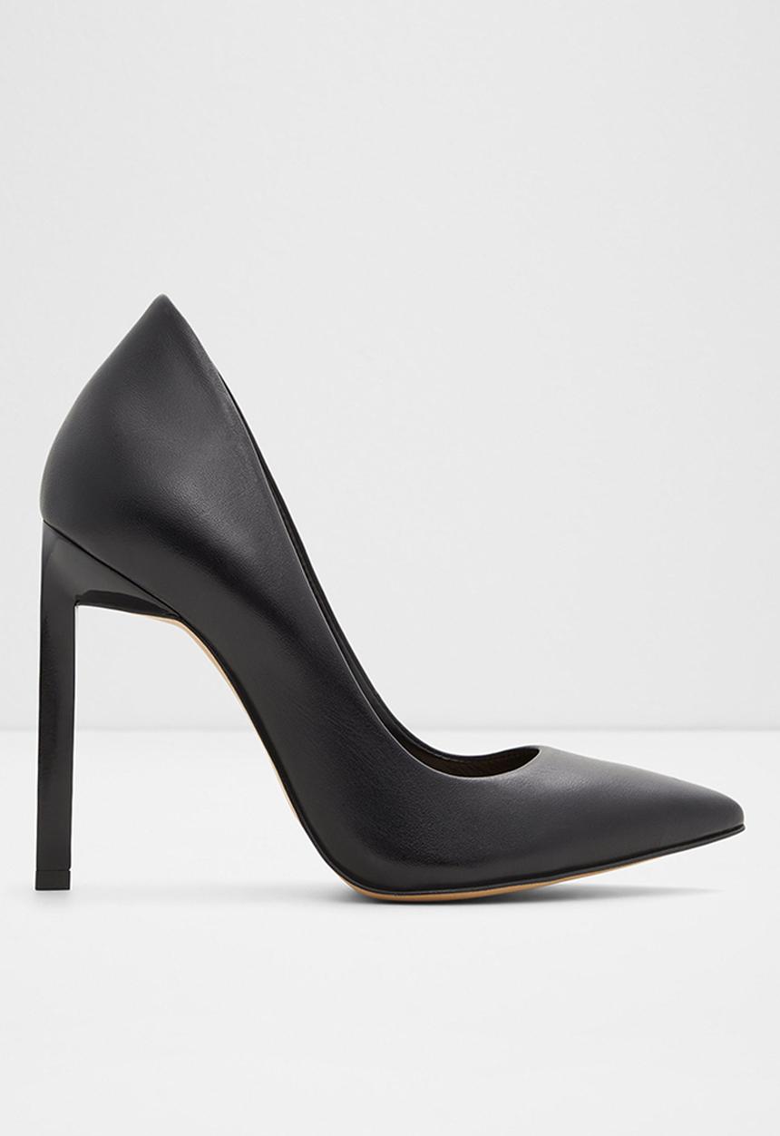 ALDO - Kennedi leather heel - black