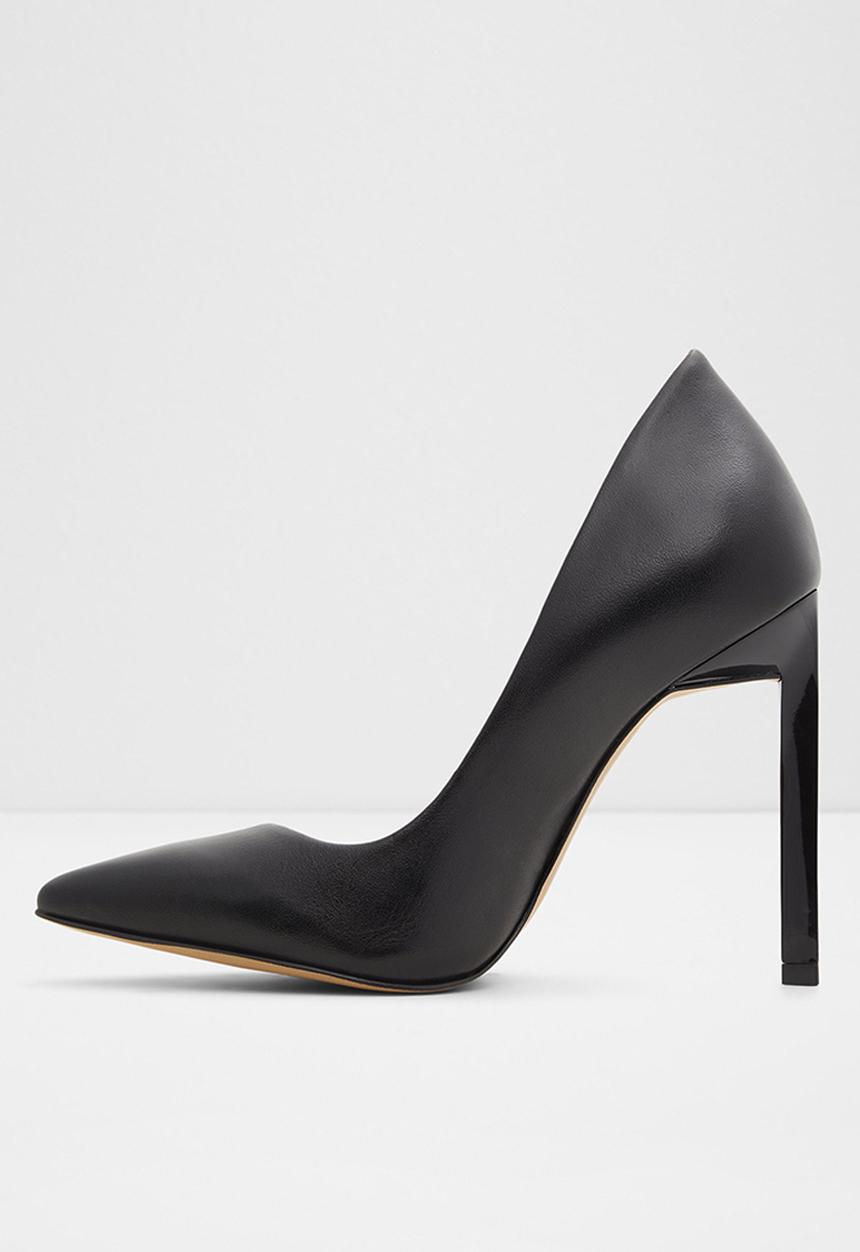 ALDO - Kennedi leather heel - black