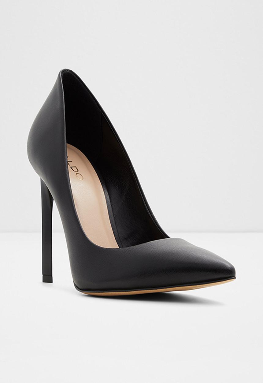 ALDO - Kennedi leather heel - black