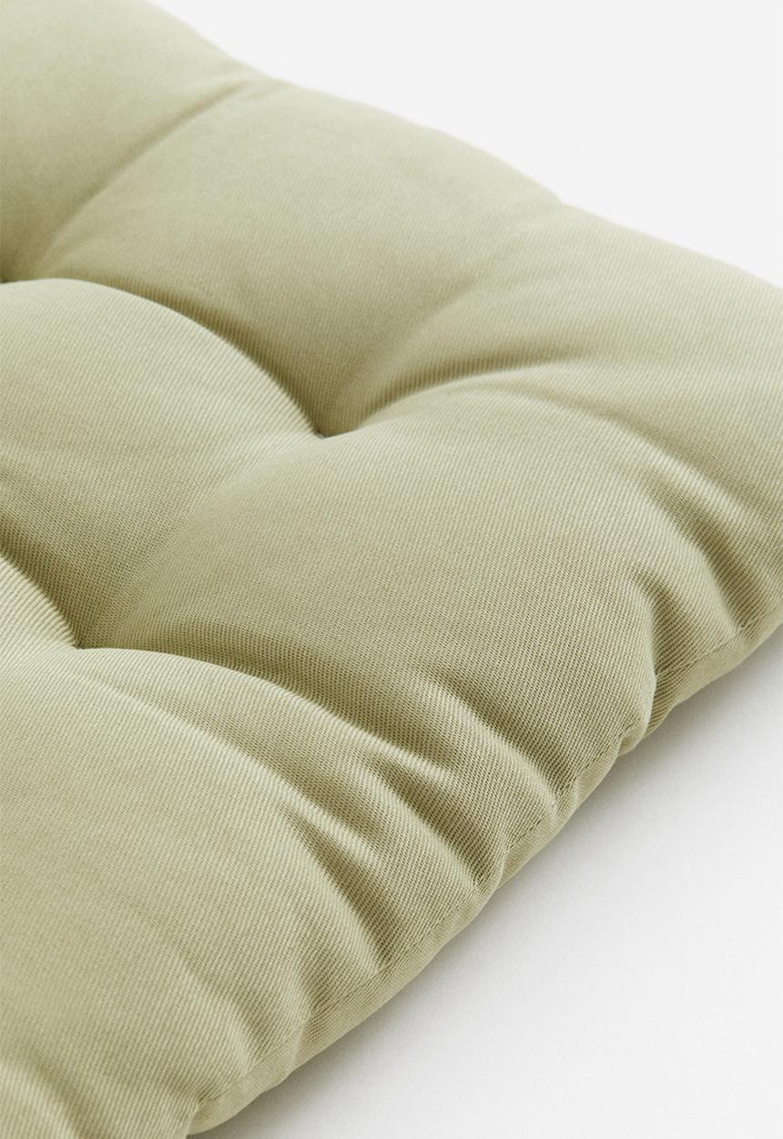 H&M - Twill seat cushion - green