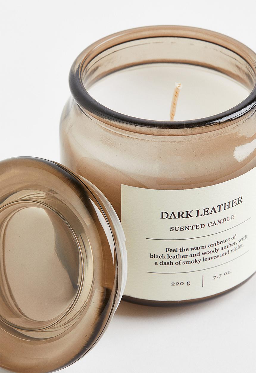 H&M - Scented candle in a glass jar - beige