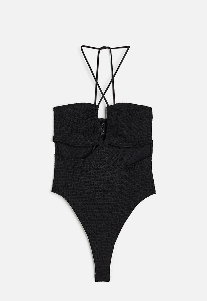 H&M - Cut-out thong body - black