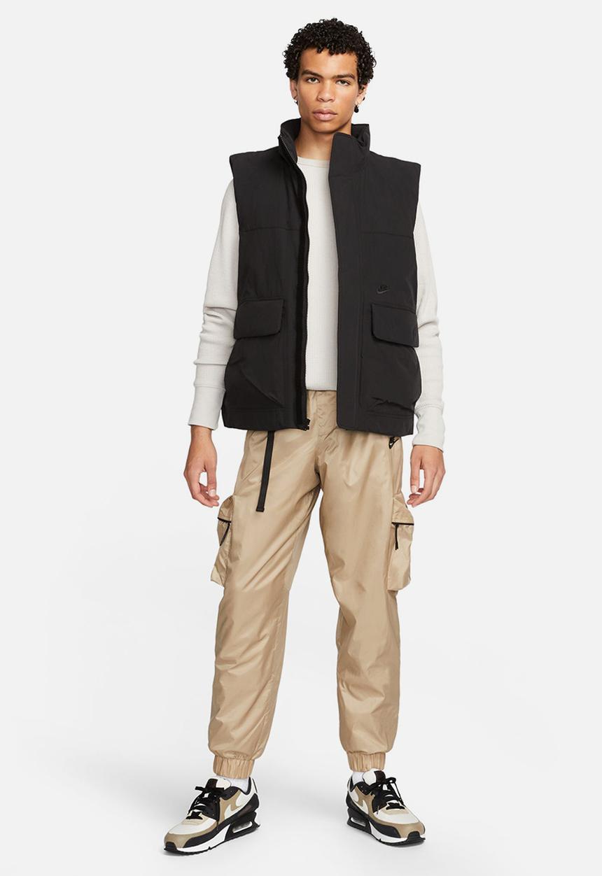 Nike - Nike Tech lined woven pants- khaki & black