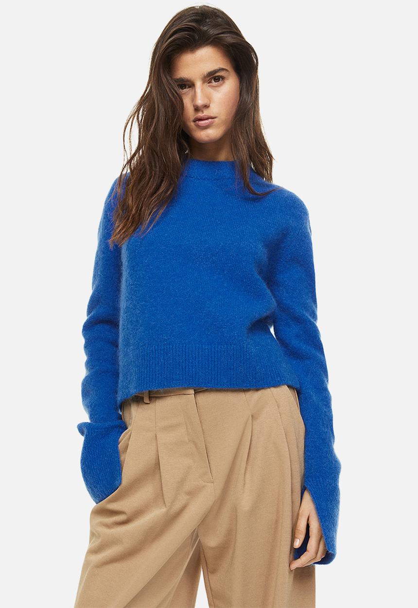 H&M - Mohair-blend jumper - bright blue
