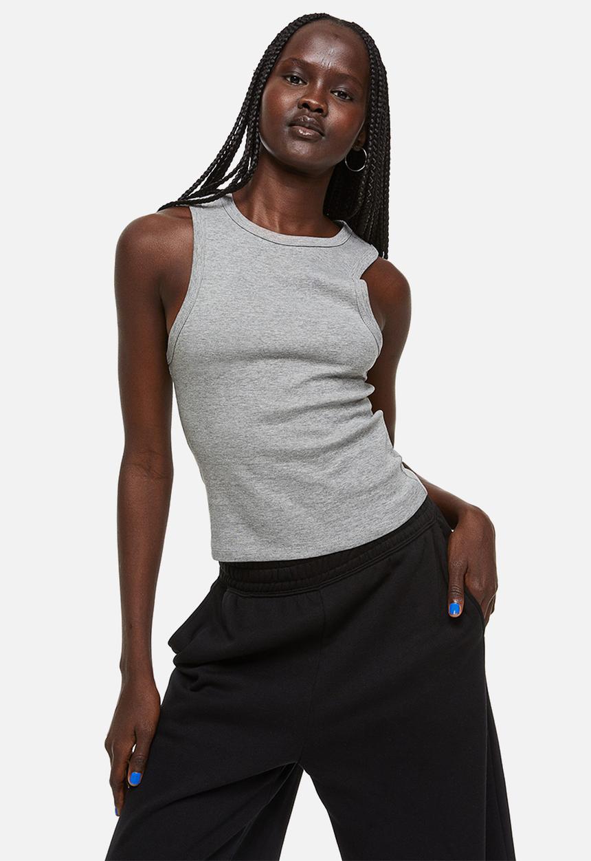 H&M - Vest top - grey marl