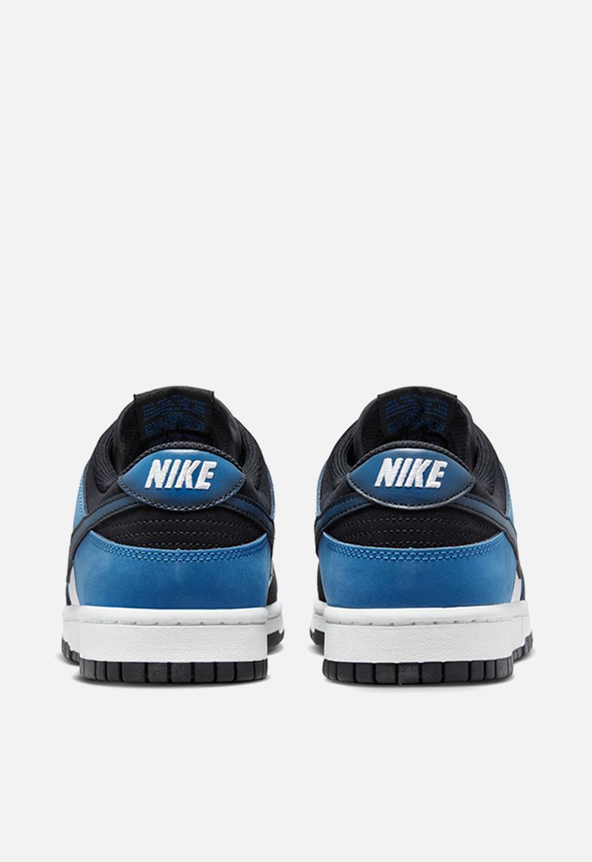 Nike dunk low retro nas - summit white / industrial blue-black-white