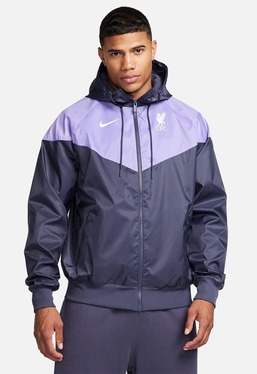 Nike - Liverpool FC Sport Essentials Windrunner jkt - purple / gridiron/whte