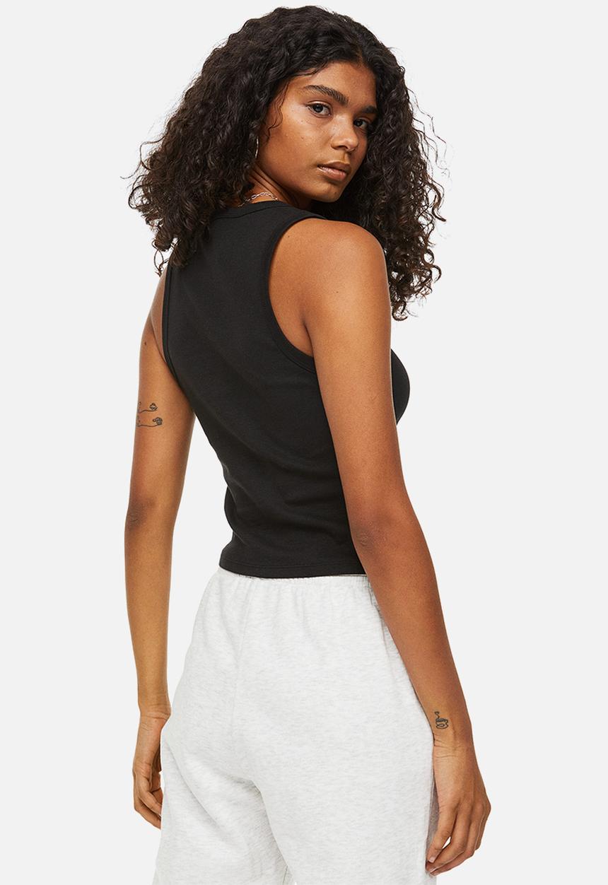 H&M - Vest top - black