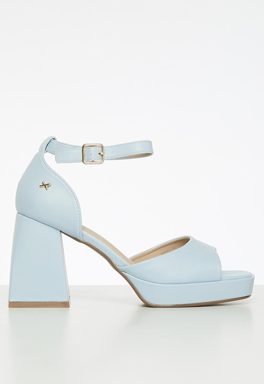 Rock & Co - Naked 2 block heel - blue