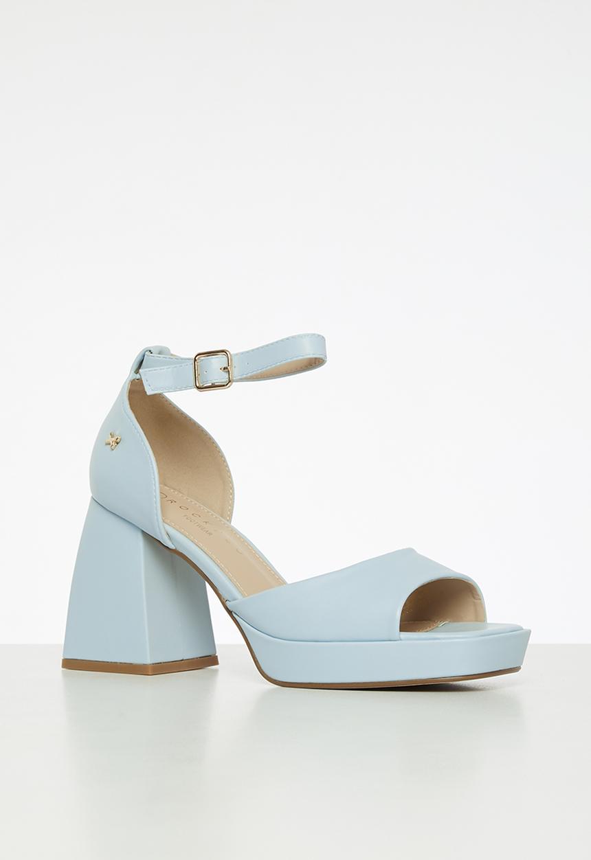 Rock & Co - Naked 2 block heel - blue