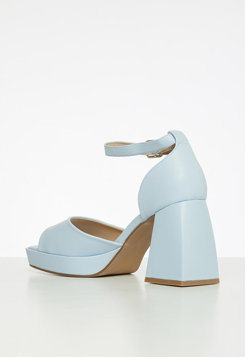Rock & Co - Naked 2 block heel - blue