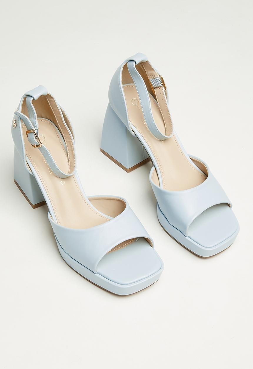 Rock & Co - Naked 2 block heel - blue