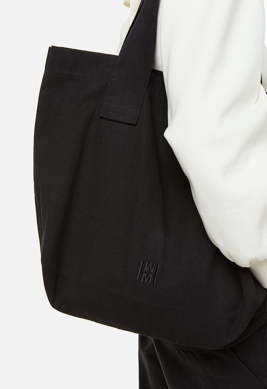 H&M - Canvas shopper - black