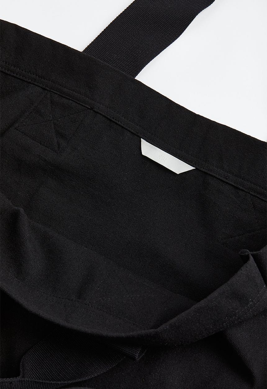 H&M - Canvas shopper - black