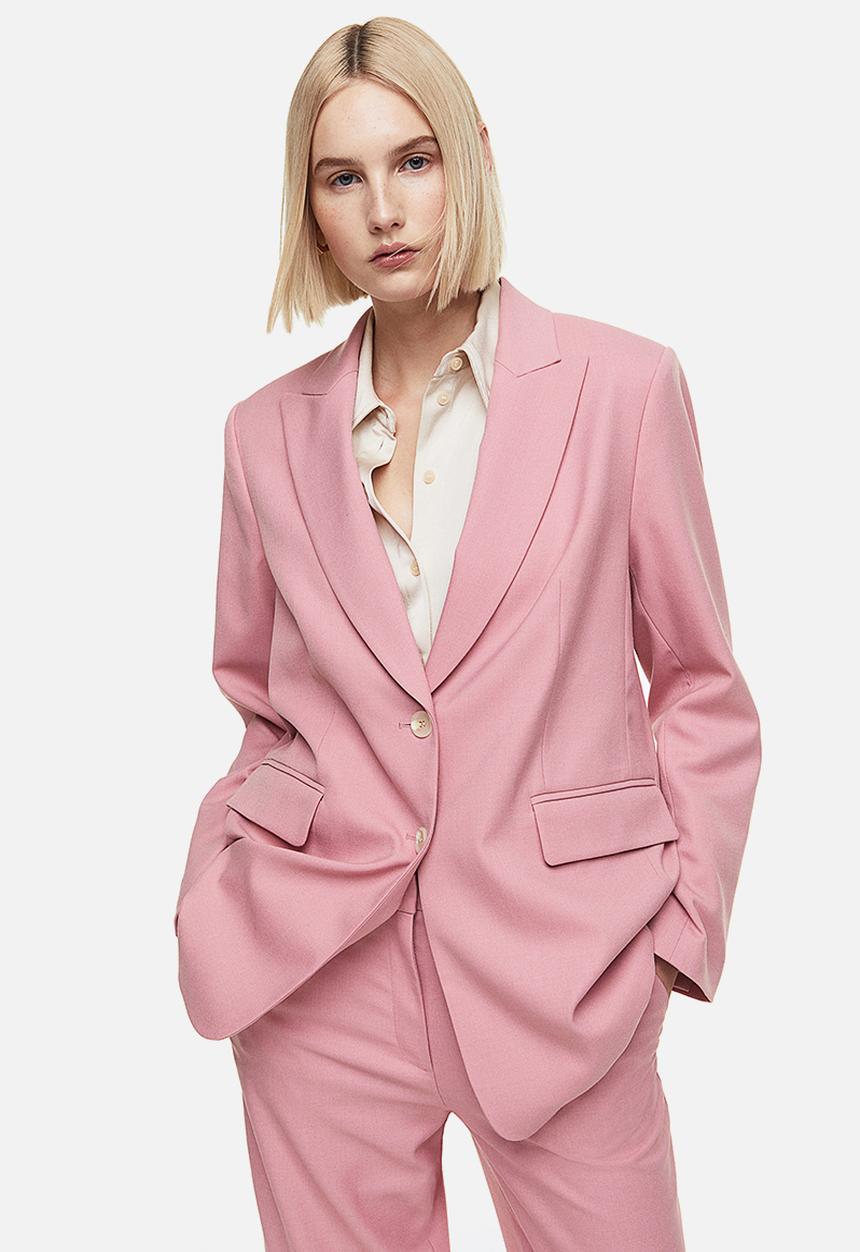 H&M - Single-breasted blazer - pink