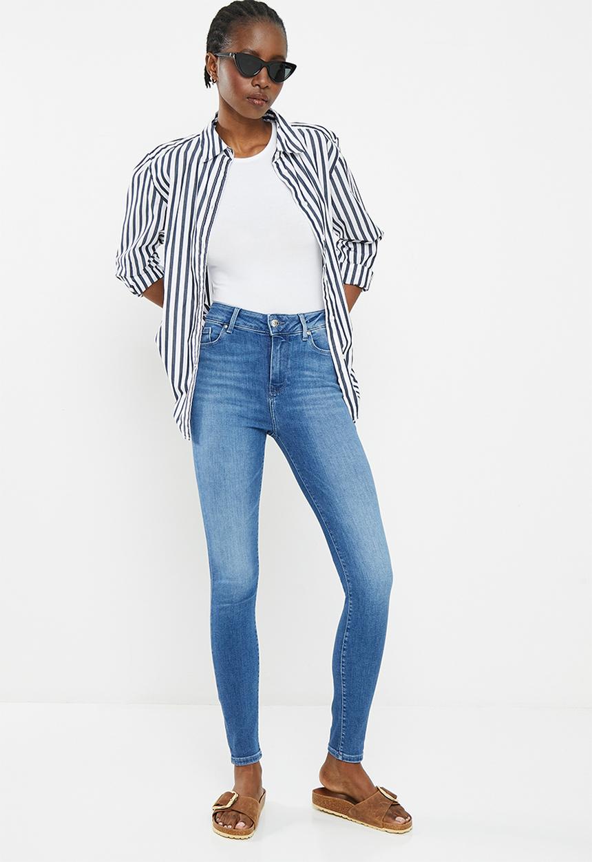Tommy Hilfiger - The flex harlem u skinny hw - blue