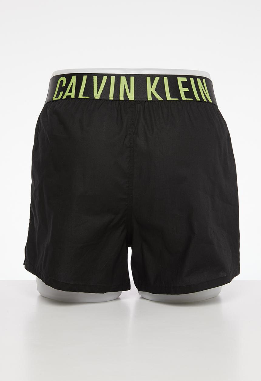 Calvin Klein - Boxer slim 2 pack - b-tropic lime & ponderosa pine