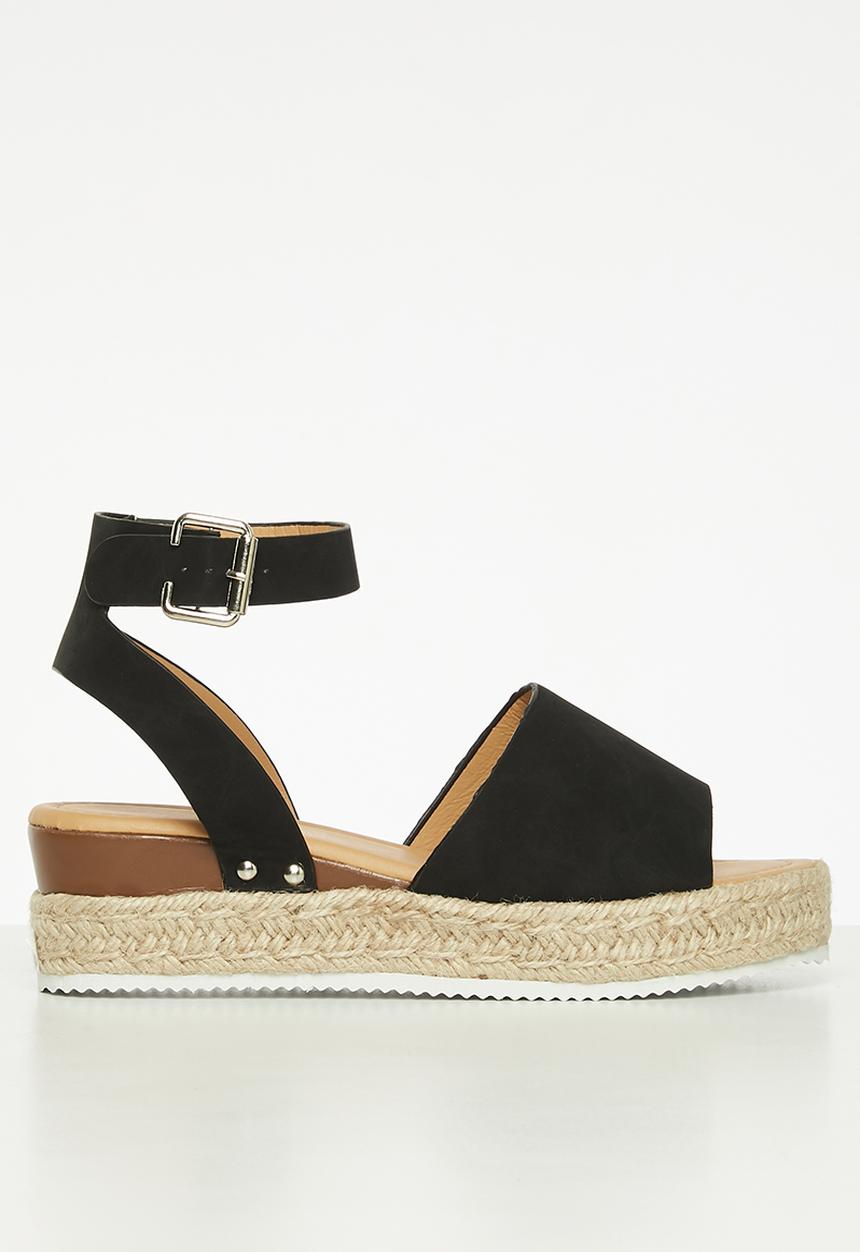 edit - Laiken espadrille - black