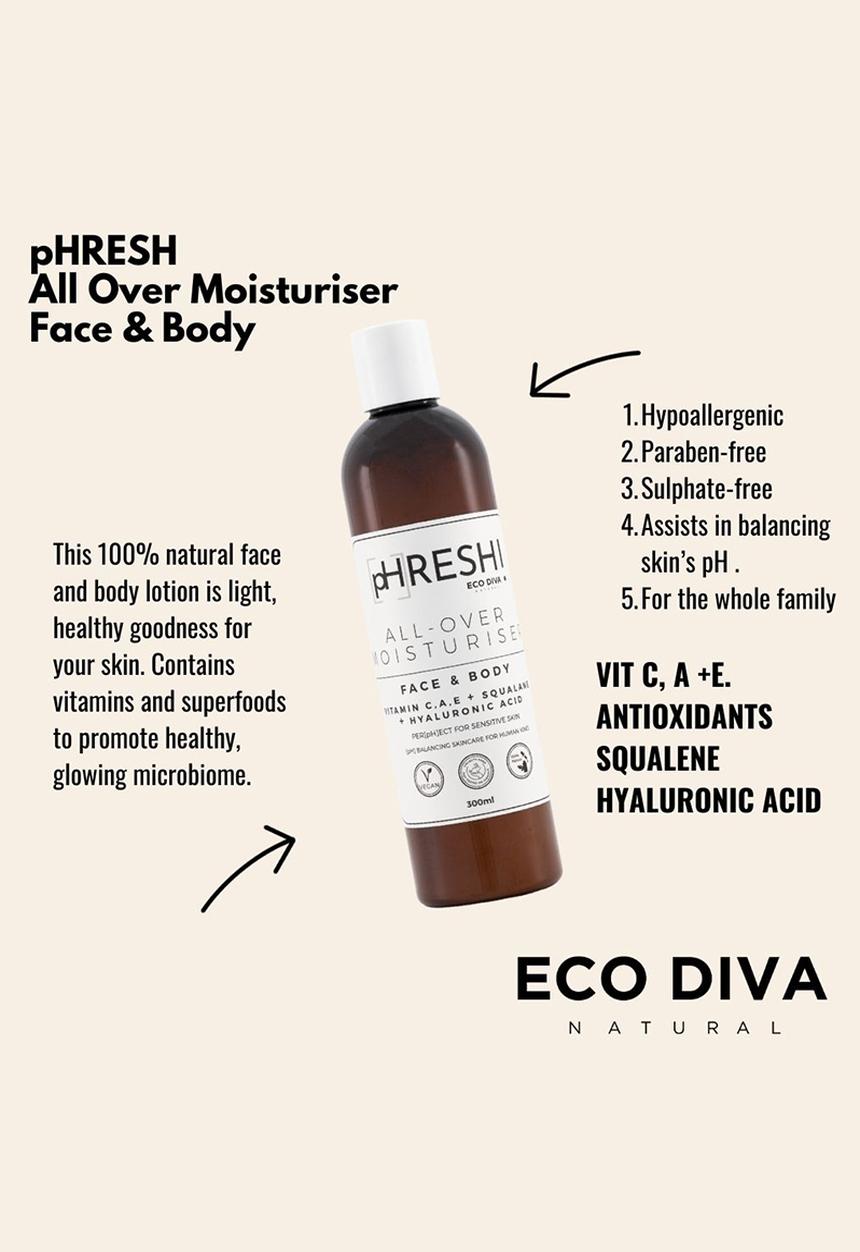 Eco Diva Natural - pHRESH All Over Moisturizer - 300ml