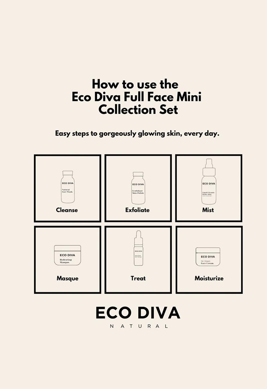 Eco Diva Natural - Full Face Mini Collection Set 