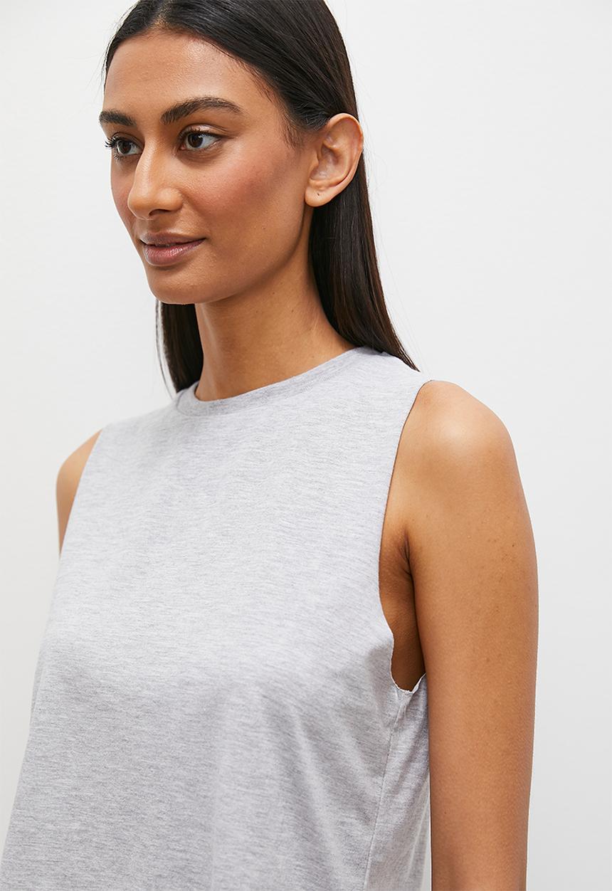 Superbalist - Boxer short & tank - grey mel