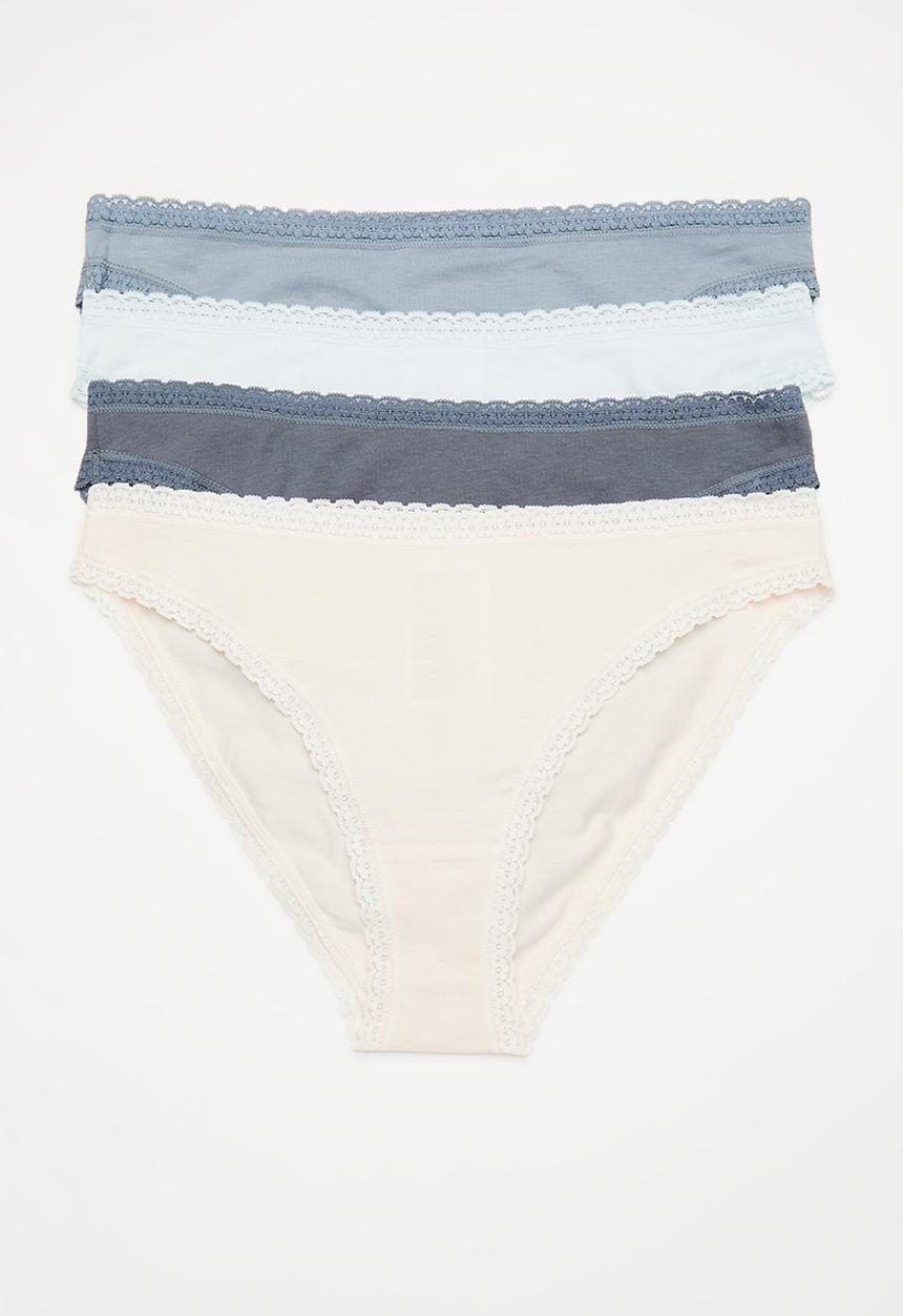 H&M - 4-Pack cotton bikini briefs - multi