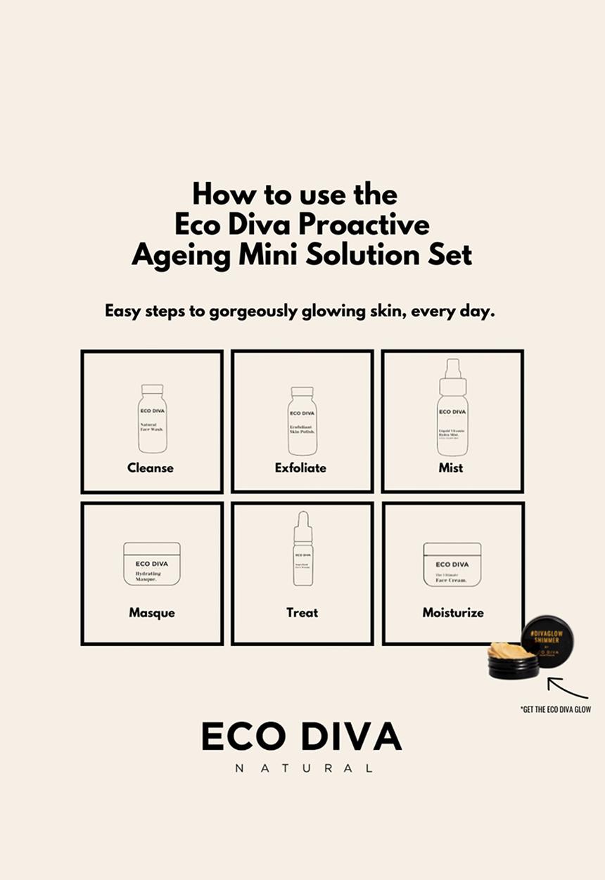 Eco Diva Natural - Eco Diva Proactive Ageing Solution Mini Set