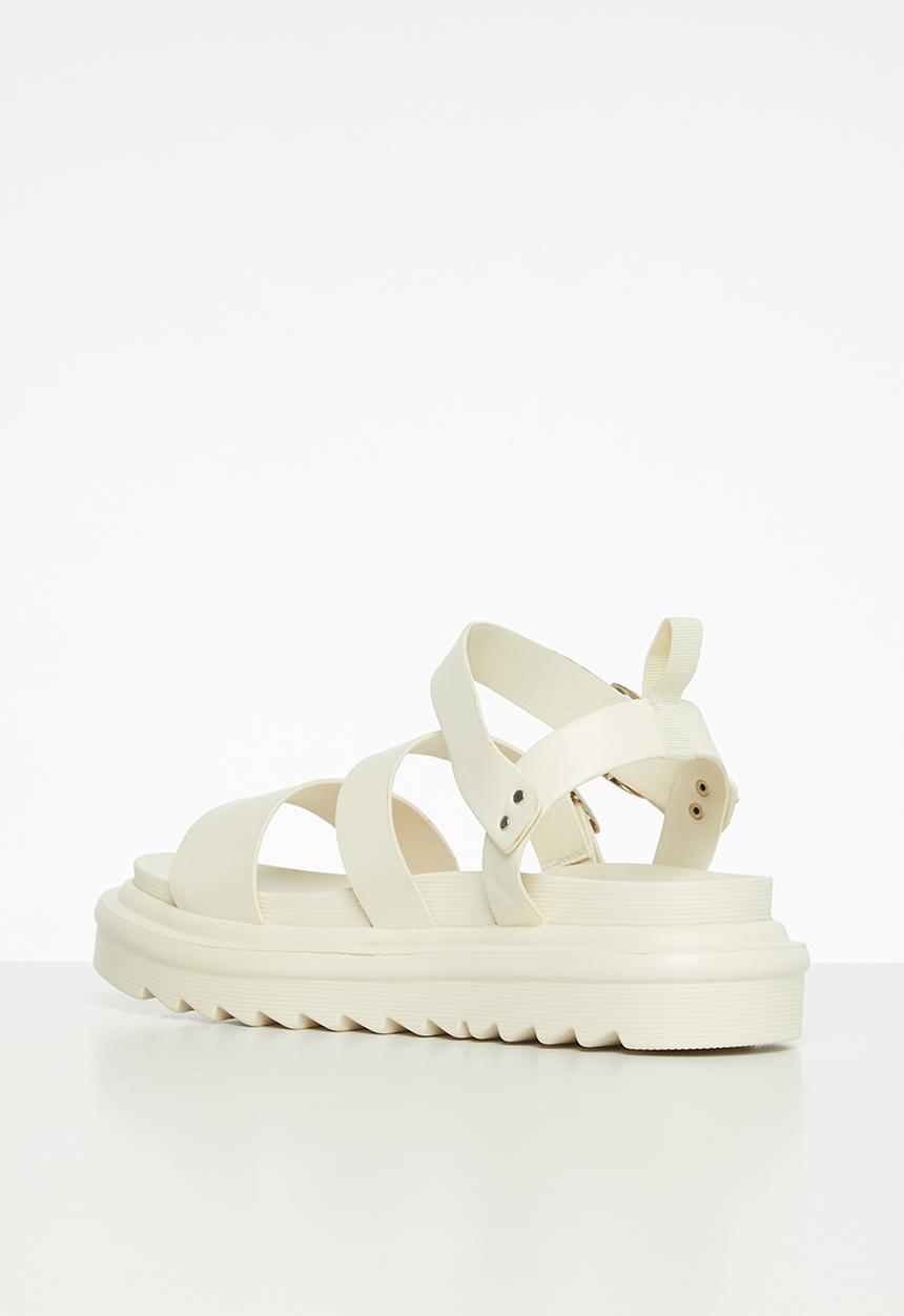 Public Desire - Macy chunky buckle sandal - ecru 
