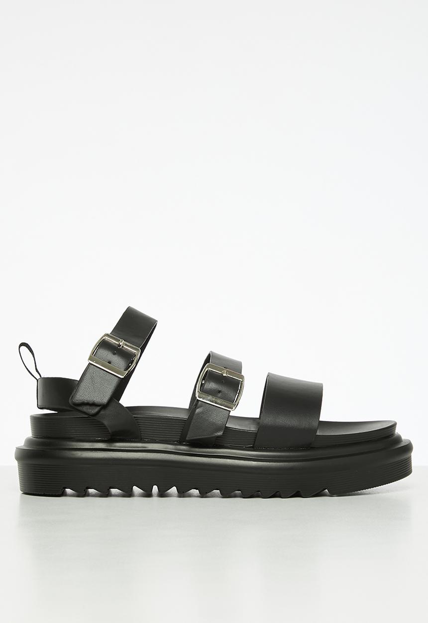 Public Desire - Macy chunky buckle sandal - black