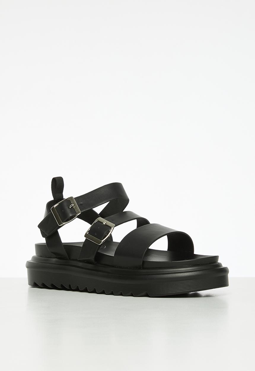 Public Desire - Macy chunky buckle sandal - black