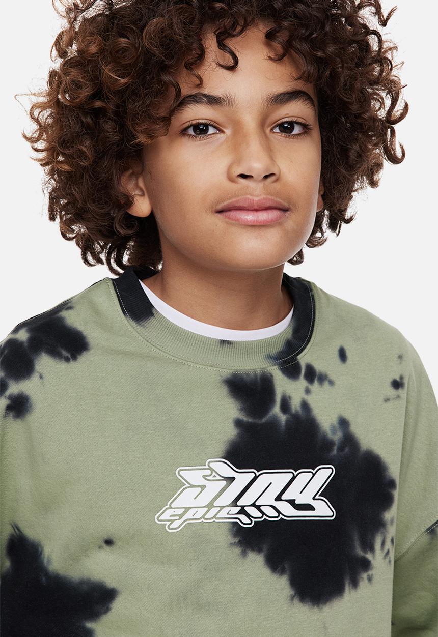H&M - Oversized sweatshirt - khaki green/stay epic