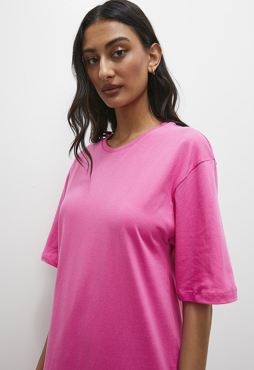 Superbalist - T-shirt dress with side cuts - pink