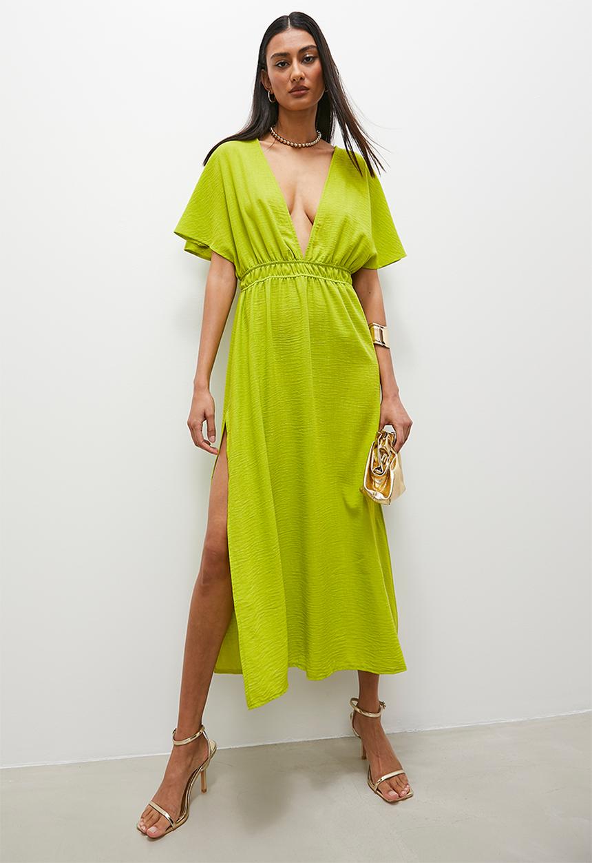 Superbalist - Maxi kaftan - chartreuse