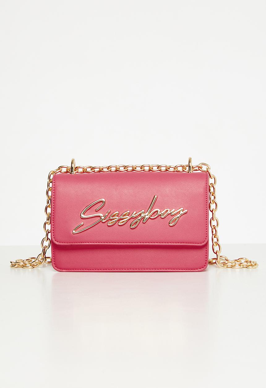 SISSY BOY - Slay fest structured crossbody - pink