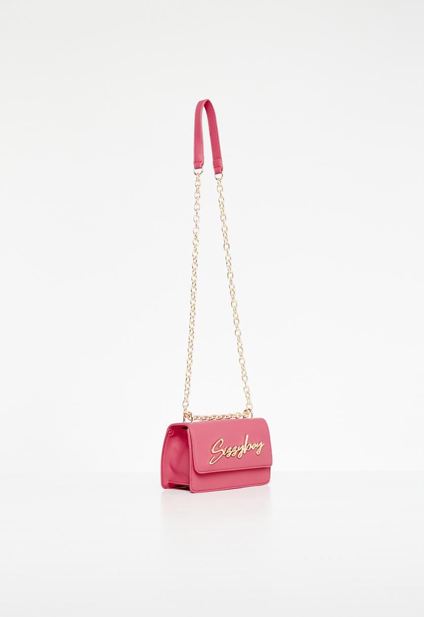 SISSY BOY - Slay fest structured crossbody - pink
