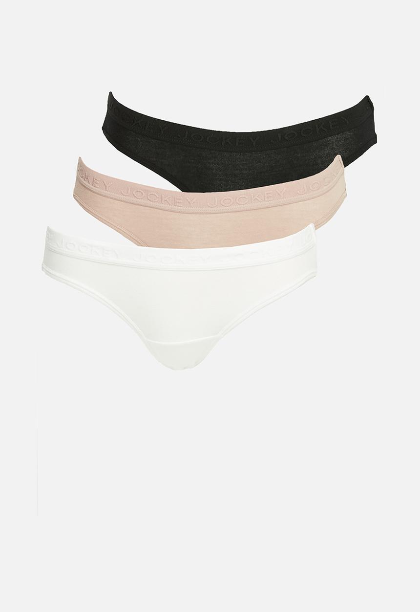 Jockey - Tonal 3 pack bikini - multi