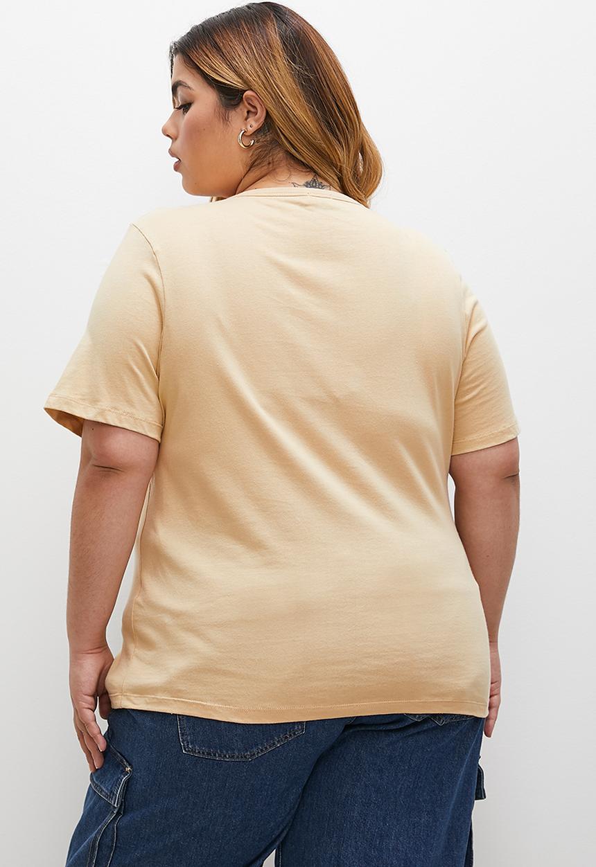 Superbalist - 2-Pack basic crew tee - natural & stone