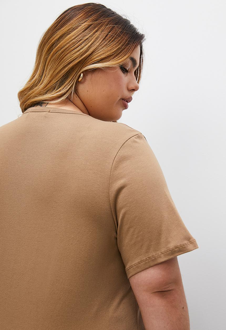 Superbalist - 2-Pack basic crew tee - natural & stone